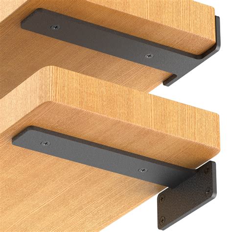 metal floating shelf brackets|strong brackets for floating shelves.